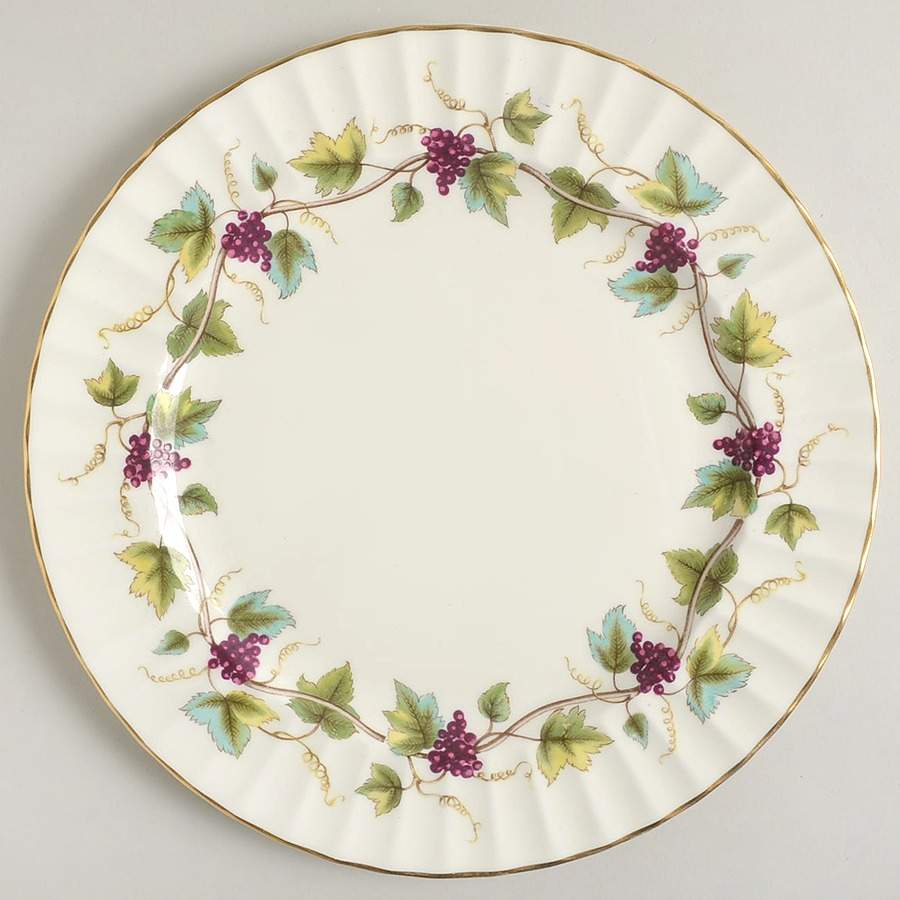Bacchanal (Cream Background) Dinner Plate by Royal Worcester-1