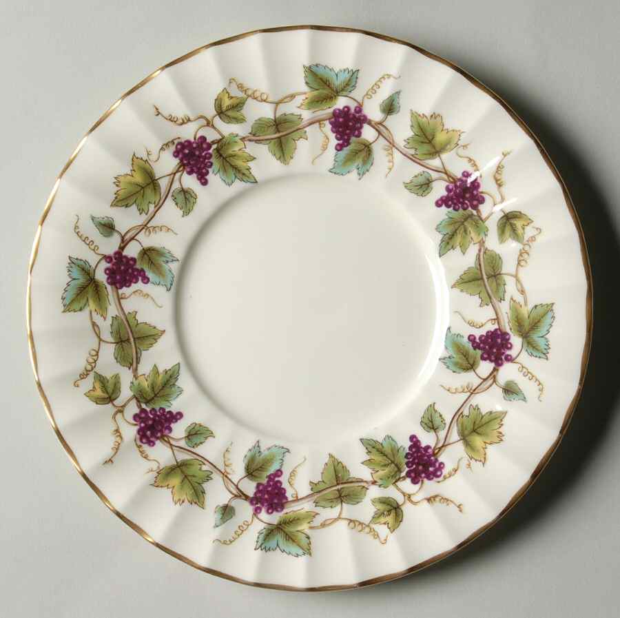 Bacchanal (Cream Background) Underplate for Gravy Boat by Royal Worcester-1