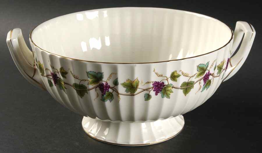 Bacchanal (Cream Background) Tureen No Lid by Royal Worcester-1