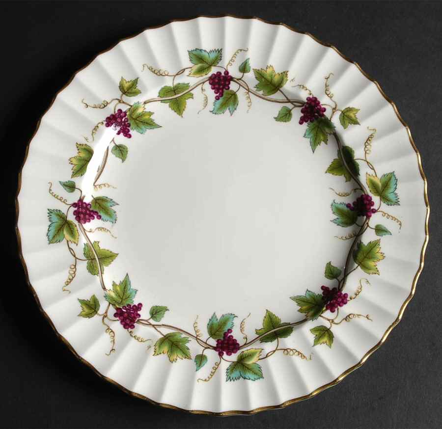 Bacchanal (Cream Background) Luncheon Plate by Royal Worcester-1