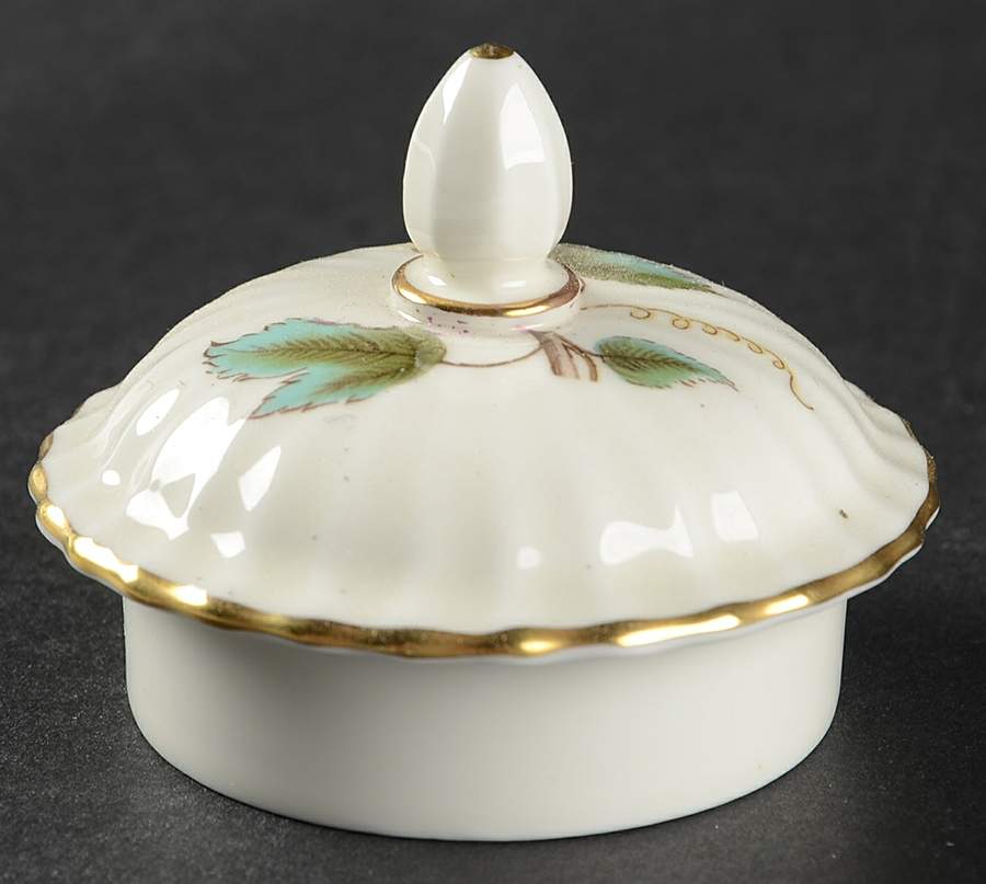 Bacchanal (Cream Background) Lid for Small Teapot by Royal Worcester-1
