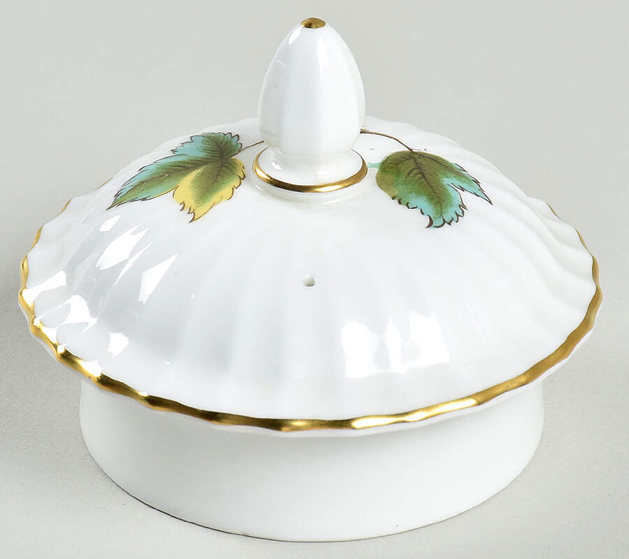 Bacchanal (White Background) Lid for Teapot by Royal Worcester-1