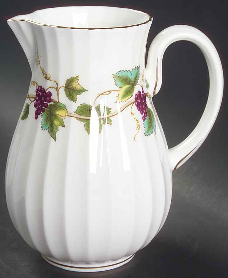 Bacchanal (White Background) 32 Oz Pitcher by Royal Worcester-1