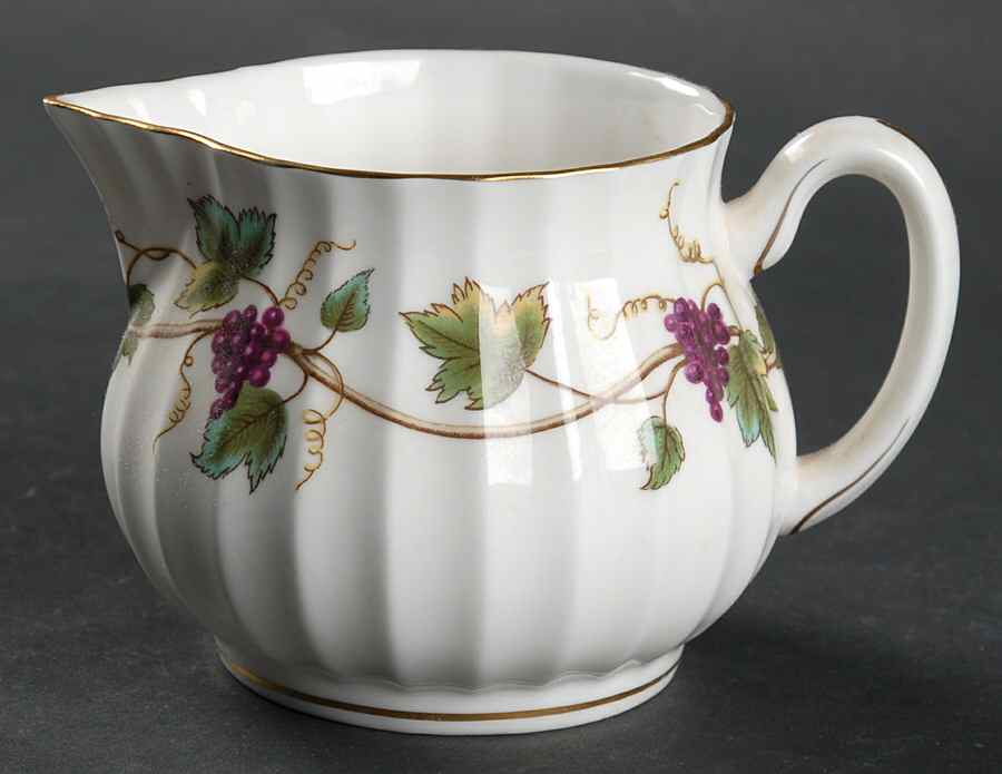 Bacchanal (White Background) Creamer by Royal Worcester-1