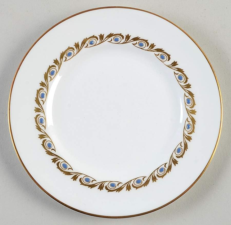 Baguette Royal Blue Bread & Butter Plate by Royal Worcester-1