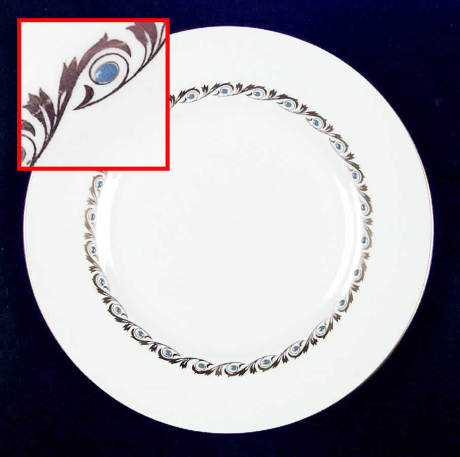 Baguette Royal Blue Dinner Plate by Royal Worcester-1