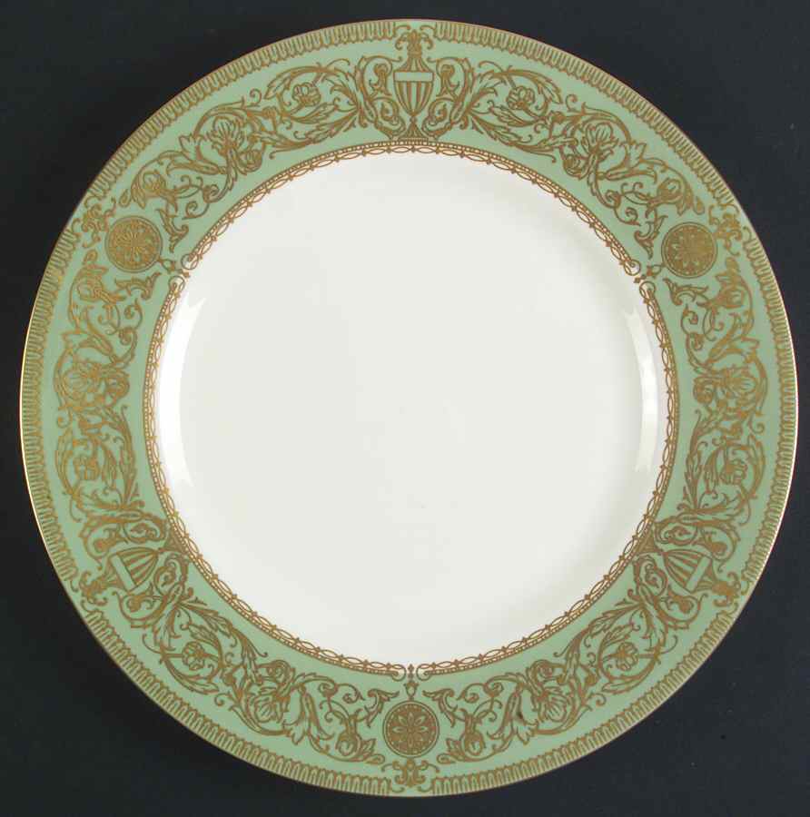 Balmoral Green Dinner Plate by Royal Worcester-1