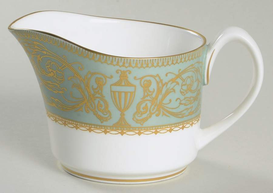 Balmoral Green Mini Creamer by Royal Worcester-1