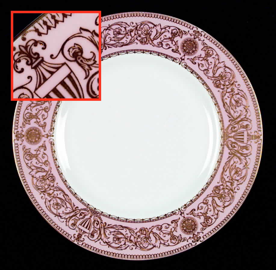Balmoral Pink Dinner Plate by Royal Worcester-1