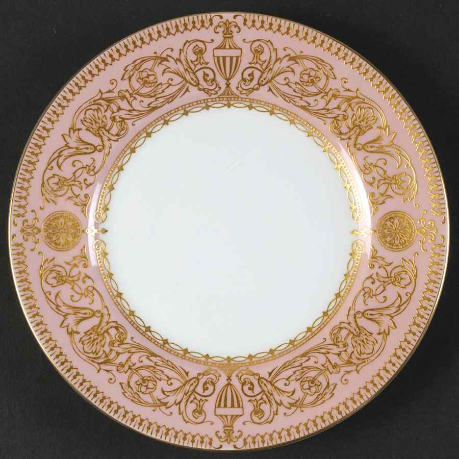 Balmoral Pink Bread & Butter Plate by Royal Worcester-1