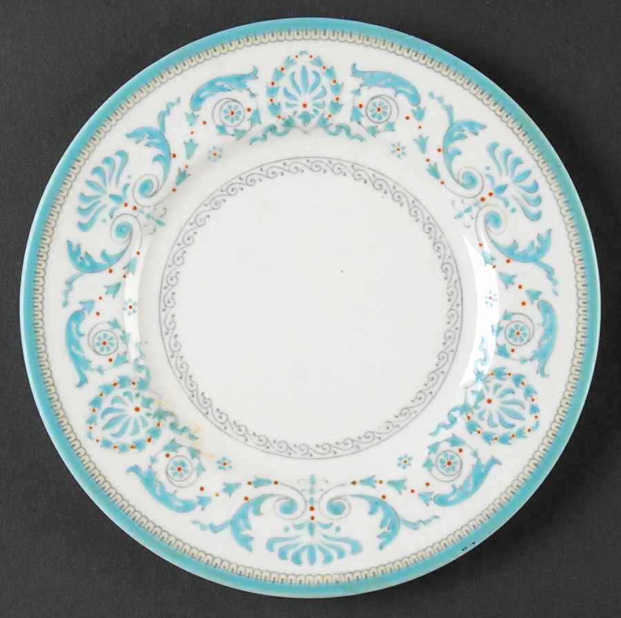 Beauchamp Blue Bread & Butter Plate by Royal Worcester-1