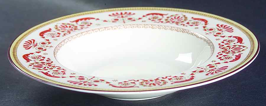 Beauchamp Brown Rim Soup Bowl by Royal Worcester-1
