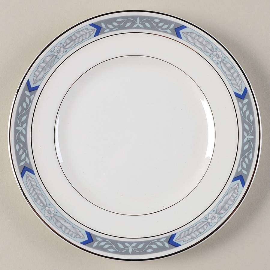 Beaufort Blue Bread & Butter Plate by Royal Worcester-1