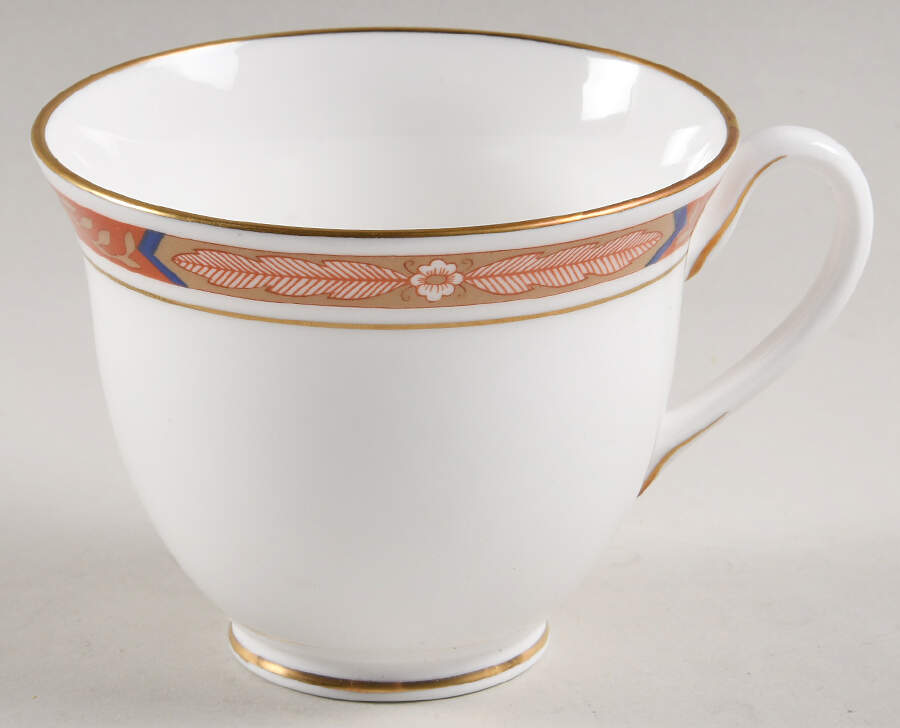 Beaufort Rust Red Footed Cup by Royal Worcester-1