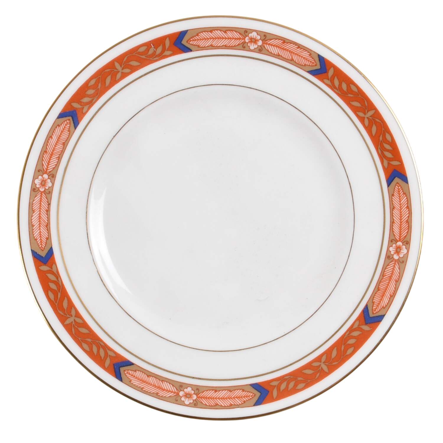 Beaufort Rust Red Bread & Butter Plate by Royal Worcester-1