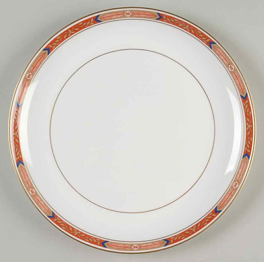 Beaufort Rust Red Cake Plate by Royal Worcester-1