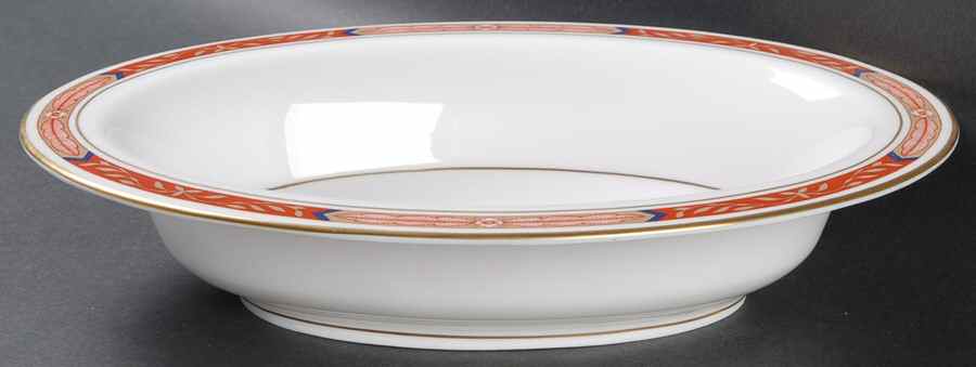 Beaufort Rust Red 10" Oval Vegetable Bowl by Royal Worcester-1