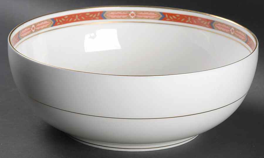 Beaufort Rust Red 9" Salad Serving Bowl by Royal Worcester-1