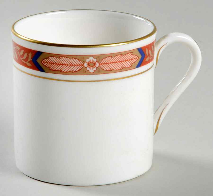 Beaufort Rust Red Flat Demitasse Cup by Royal Worcester-1