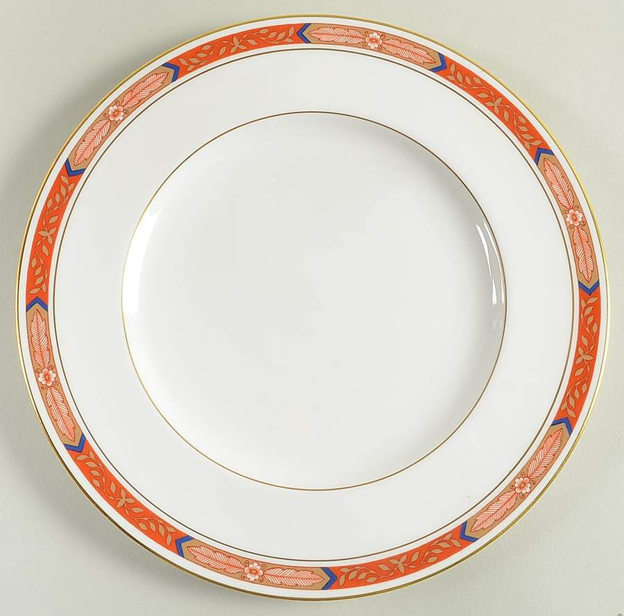 Beaufort Rust Red Luncheon Plate by Royal Worcester-1