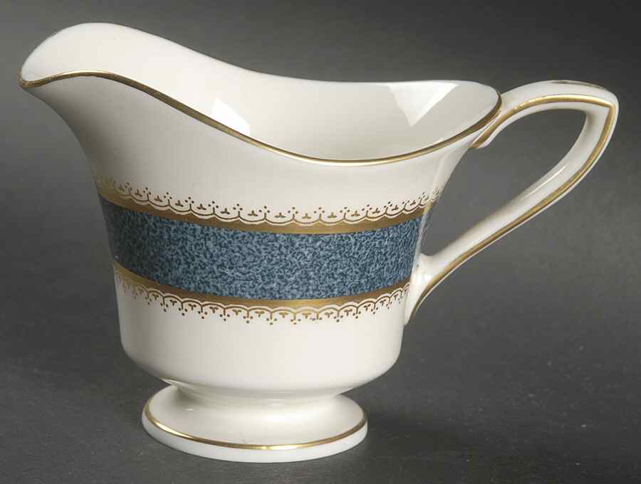 Belvoir Blue Mini Creamer by Royal Worcester-1