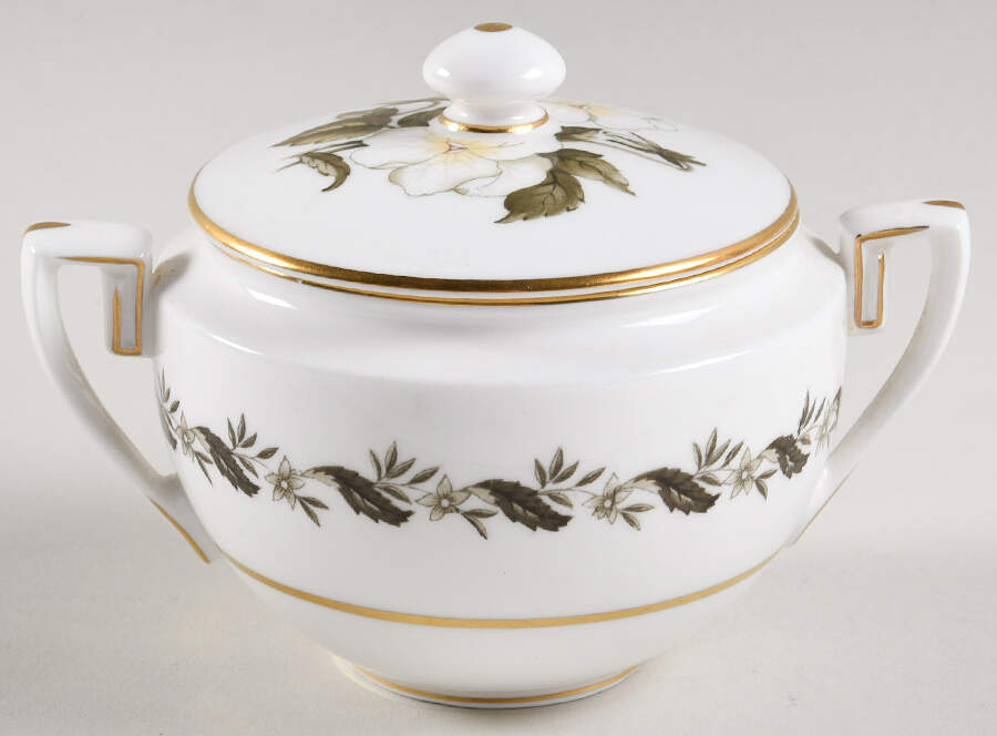 Bernina Sugar Bowl & Lid by Royal Worcester-1