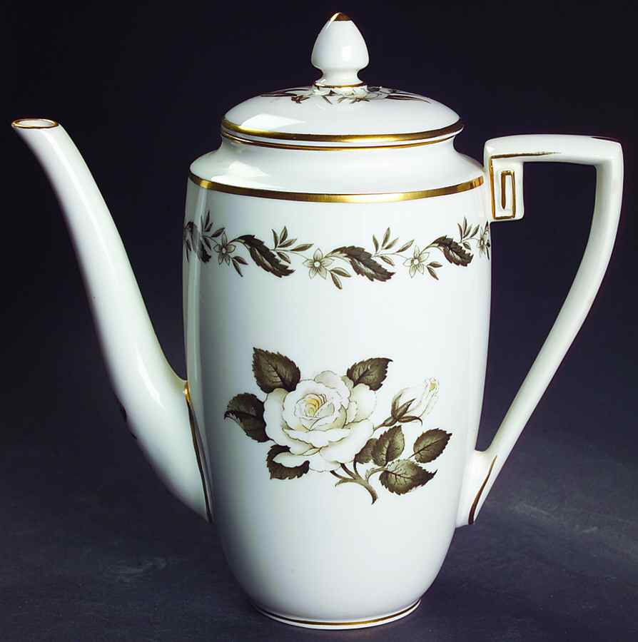 Bernina Mini Coffee Pot & Lid by Royal Worcester-1