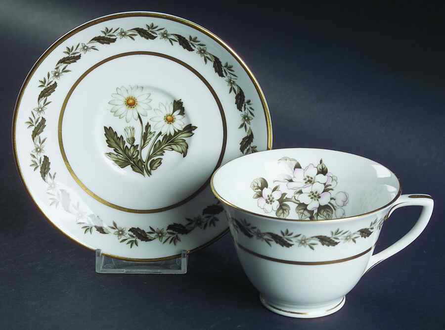 Bernina Footed Cup & Saucer Set by Royal Worcester-1