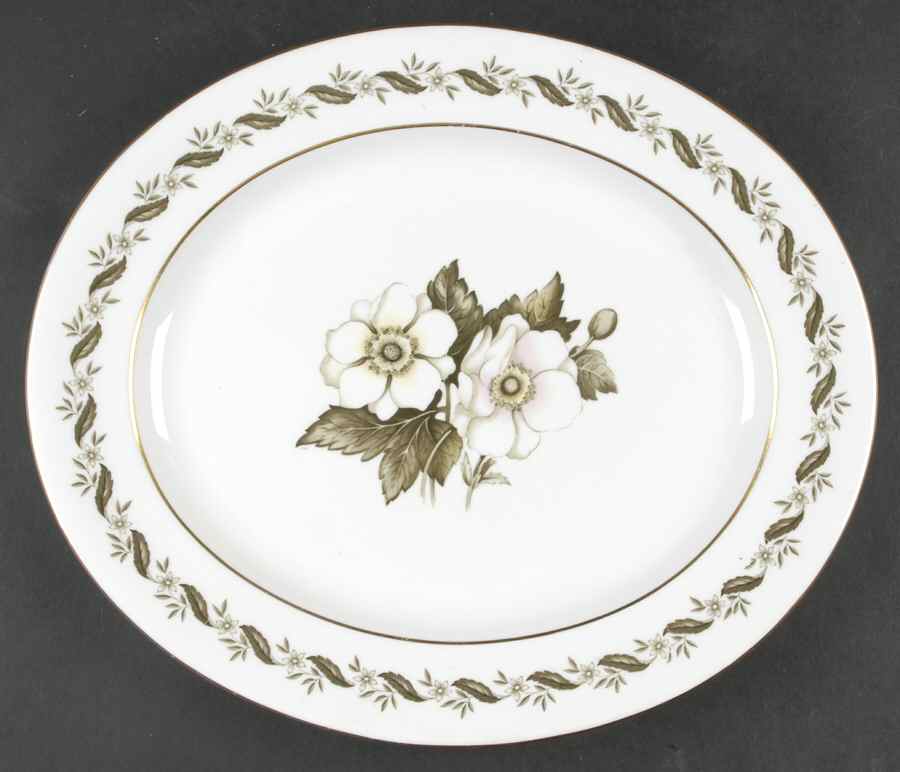 Bernina 13" Oval Serving Platter by Royal Worcester-1
