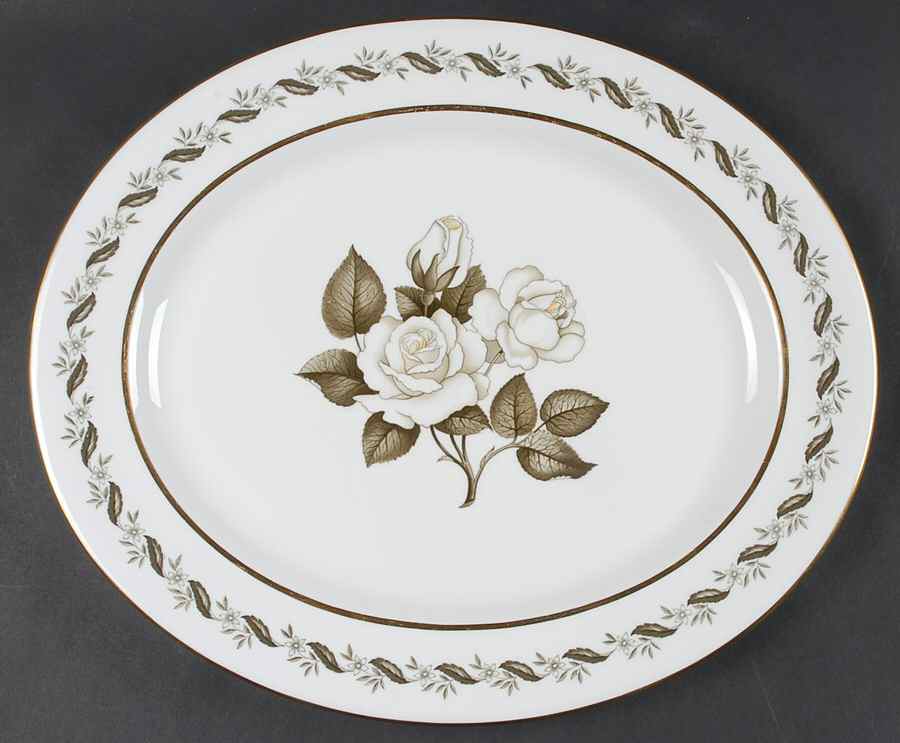 Bernina 15" Oval Serving Platter by Royal Worcester-1