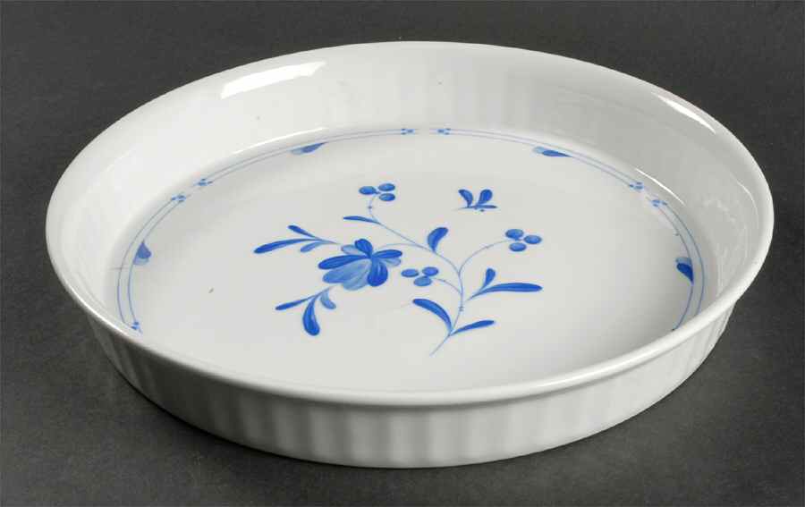 Blue Bow 9" Quiche by Royal Worcester-1