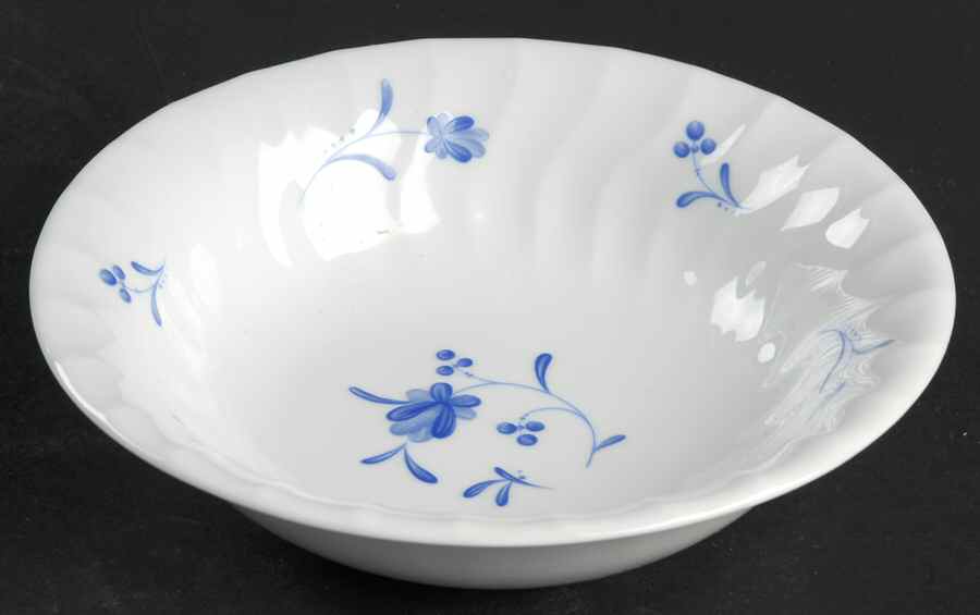 Blue Bow Coupe Cereal Bowl by Royal Worcester-1