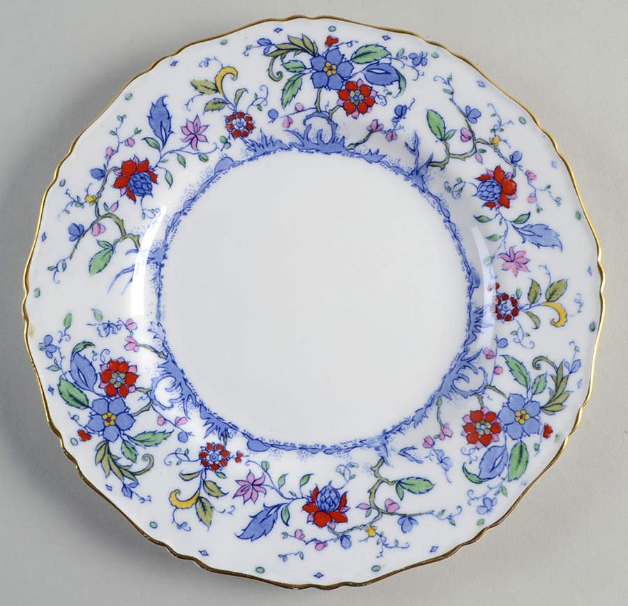 Blue Chelsea Luncheon Plate by Royal Worcester-1