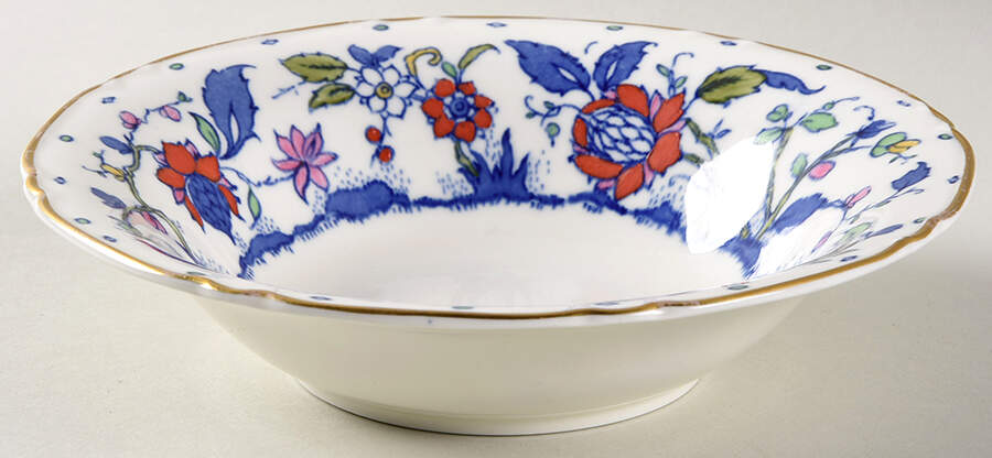 Blue Chelsea Coupe Cereal Bowl by Royal Worcester-1
