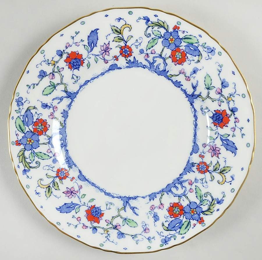 Blue Chelsea Salad Plate by Royal Worcester-1