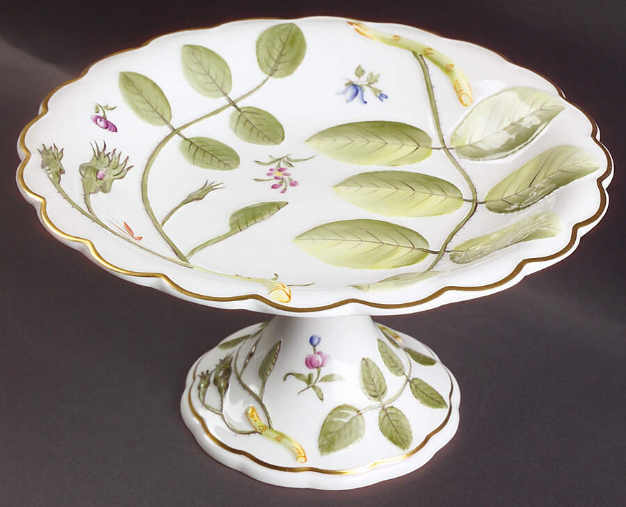 Blind Earl (Raised, Multicolored) Round Compote (Height X Width) by Royal Worcester-1