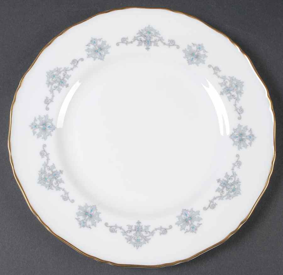 Blue Medallion Luncheon Plate by Royal Worcester-1