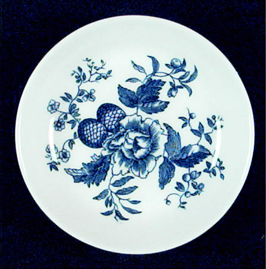 Blue Sprays (White) 3" Ashtray by Royal Worcester-1