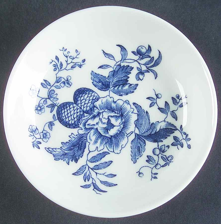 Blue Sprays (White) Coaster by Royal Worcester-1