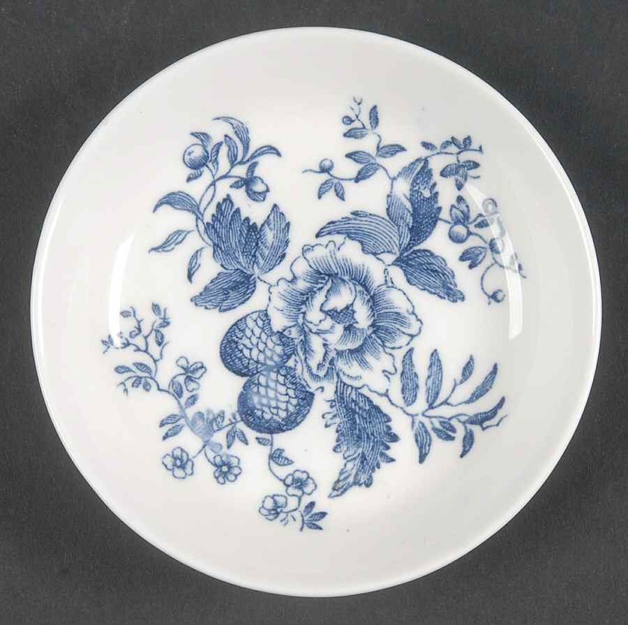 Blue Sprays (Ribbed) Coaster by Royal Worcester-1