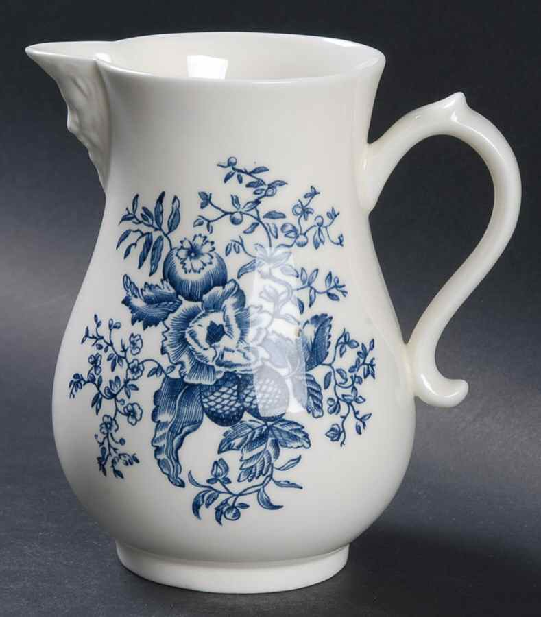 Blue Sprays (Cream) 16 Oz Pitcher by Royal Worcester-1