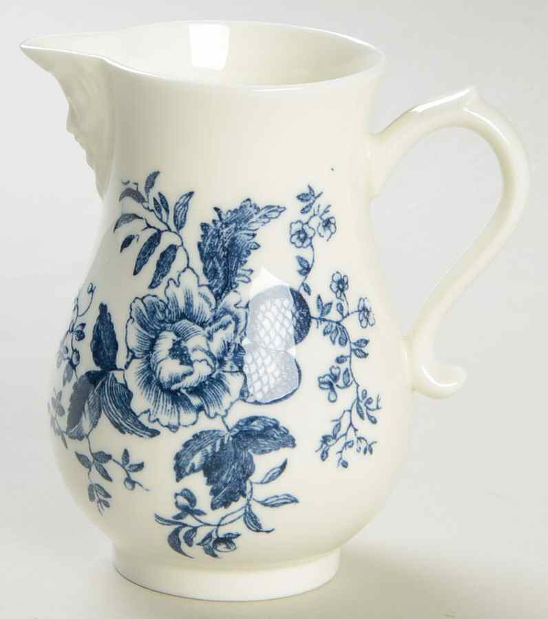 Blue Sprays (Cream) Creamer by Royal Worcester-1