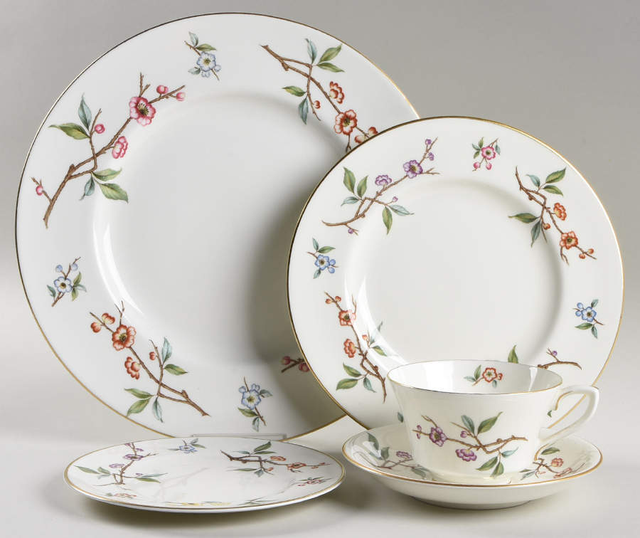 Blossom Time 5 Piece Place Setting by Royal Worcester-1