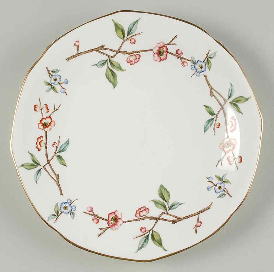 Blossom Time Cake Plate by Royal Worcester-1