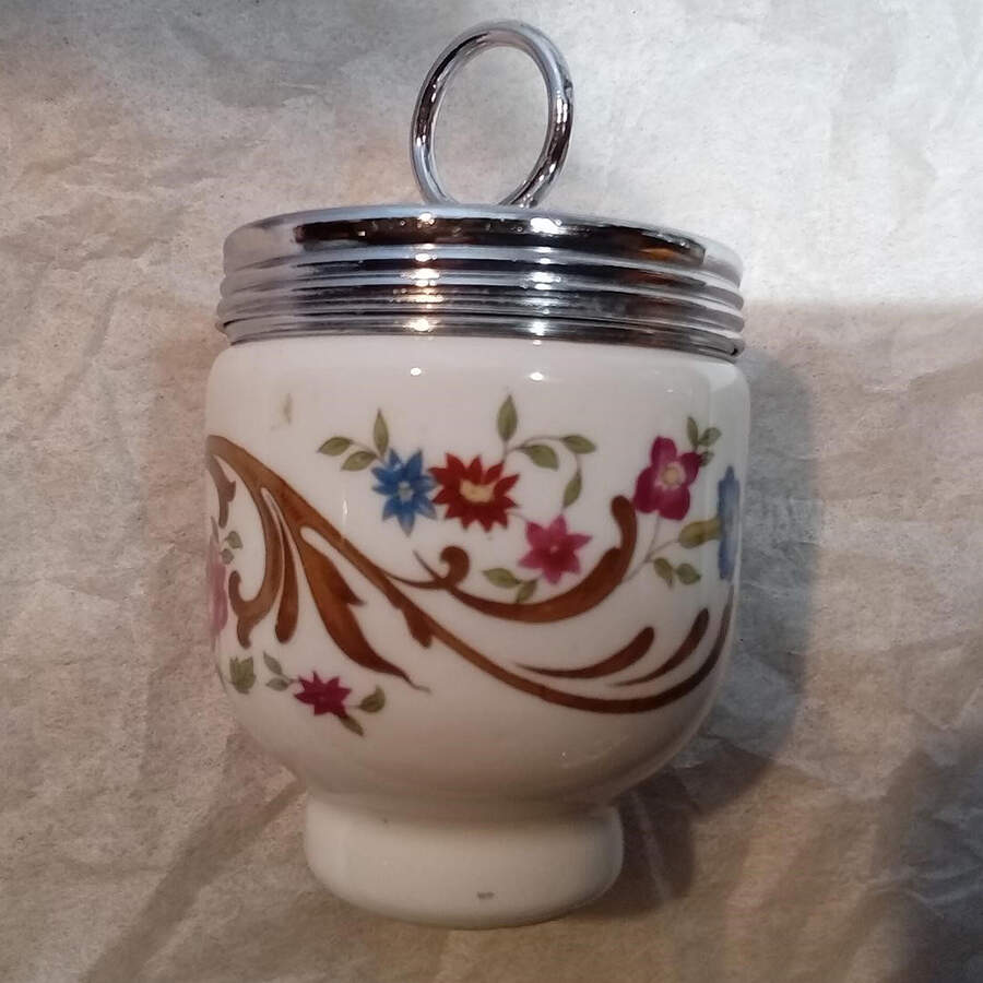 Bournemouth Egg Coddler & Lid by Royal Worcester-1