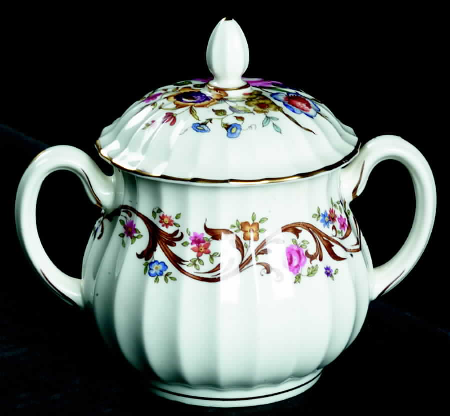 Bournemouth Sugar Bowl & Lid by Royal Worcester-1