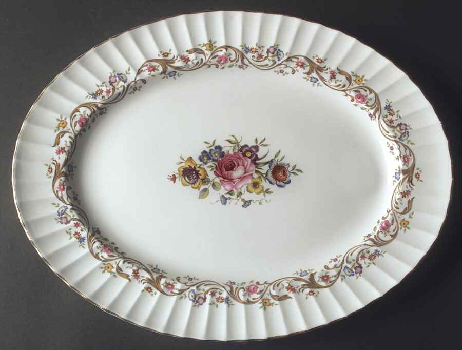 Bournemouth 15" Oval Serving Platter by Royal Worcester-1