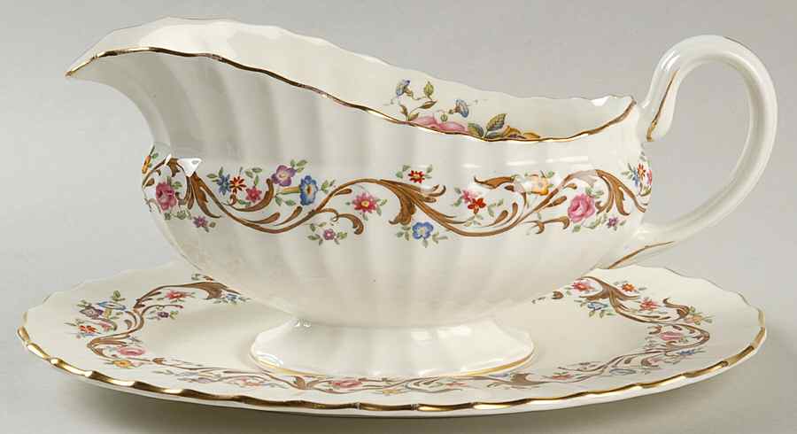 Bournemouth Gravy Boat & Underplate by Royal Worcester-1