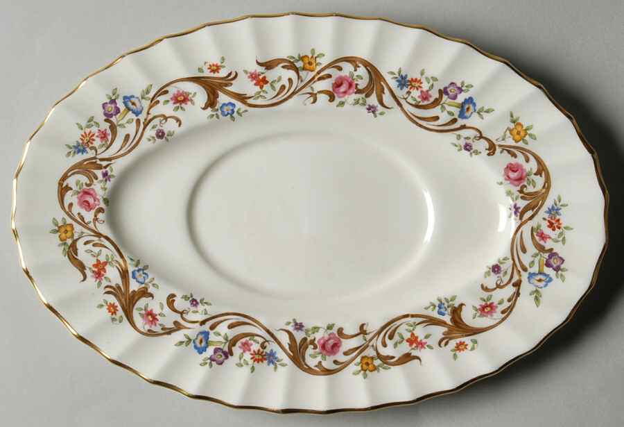 Bournemouth Underplate for Gravy Boat by Royal Worcester-1