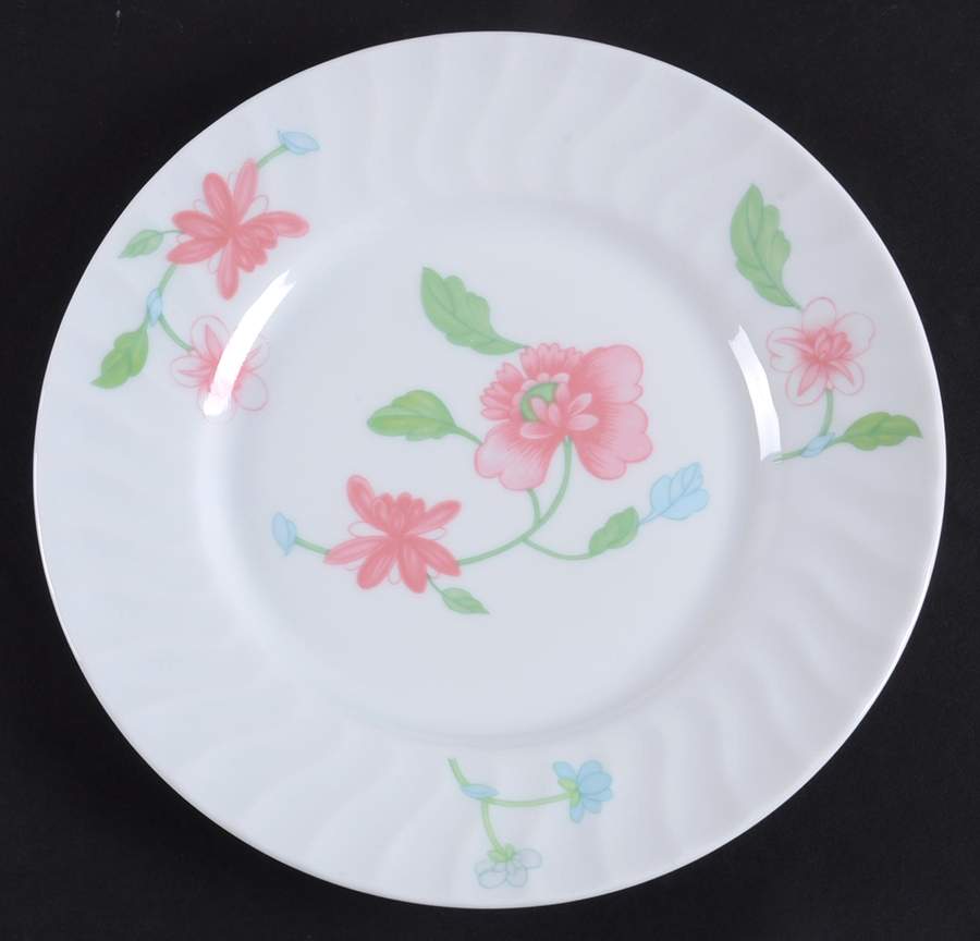 Bouquet (Pink Flowers) Salad Plate by Royal Worcester-1